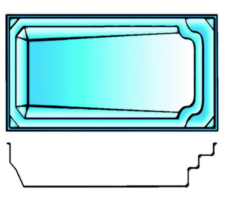 piscine coque modèle EVASION Nimes